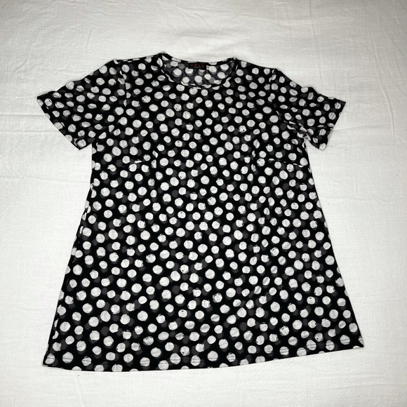 EVEX by Krizia Abstract Polka-dot Short Sleeved Shirt EU 44 (US 14) - Picture 1 of 6